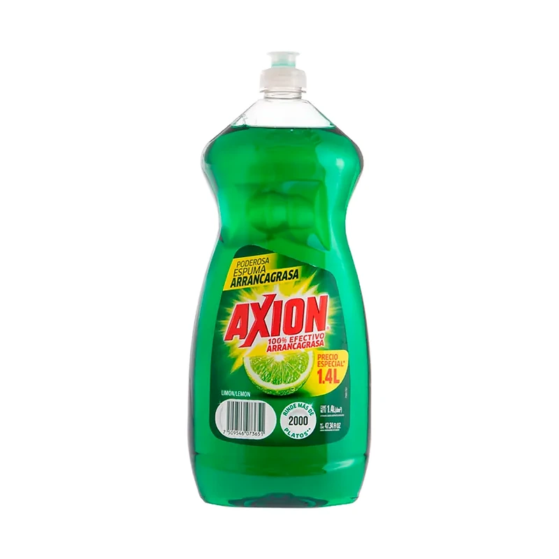 Axion Lavaplatos Limón + Bicarbonato, 1.4 L