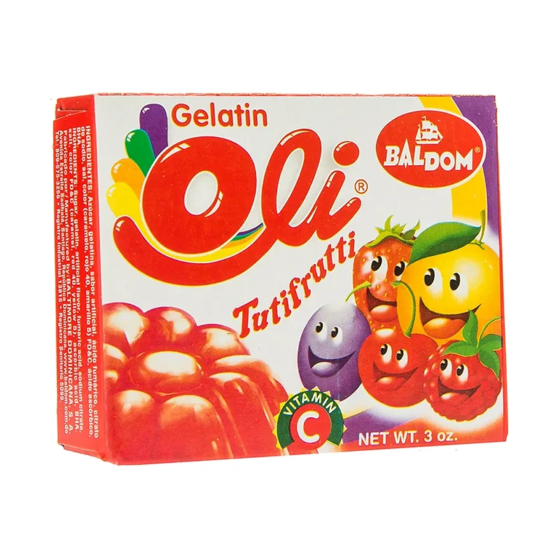 Baldom Oli Gelatina Tutti Frutti