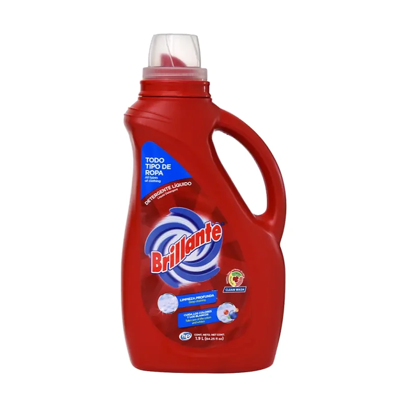 Brillante Detergente Líquido Limpieza Profunda, 1.9 L (64.25 fl oz)