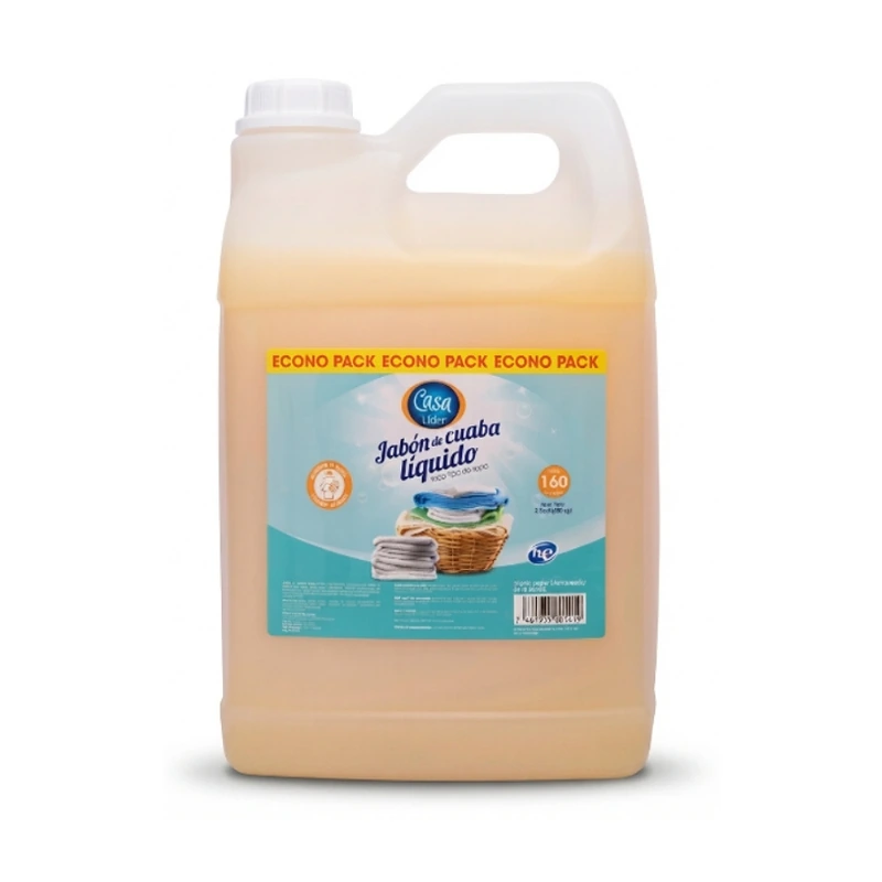 Casa Líder Jabón de Cuaba Líquido Todo Tipo de Ropa, 2.5 gal (320 oz)