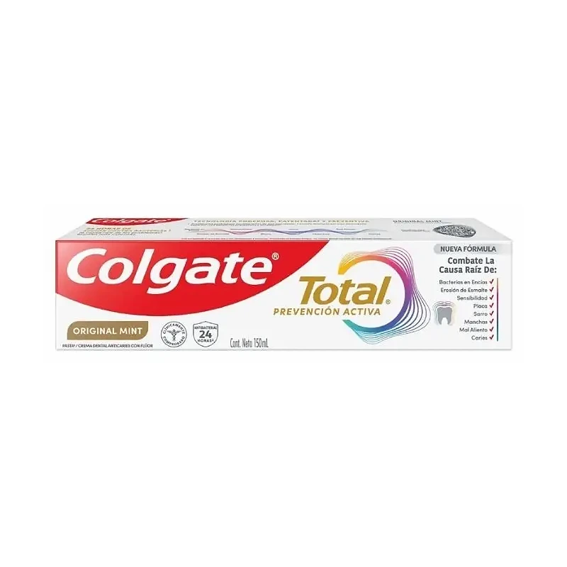 Colgate Total Prevención Activa Crema Dental Menta Original 150 ml