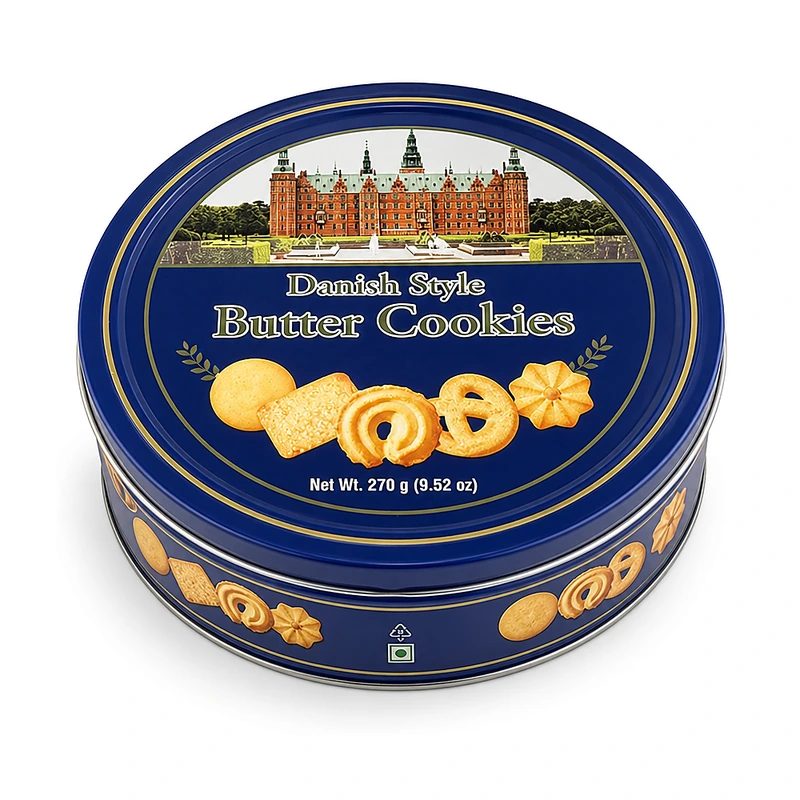 Galletas de Mantequilla Estilo Danés, 270 g (9.52 oz)