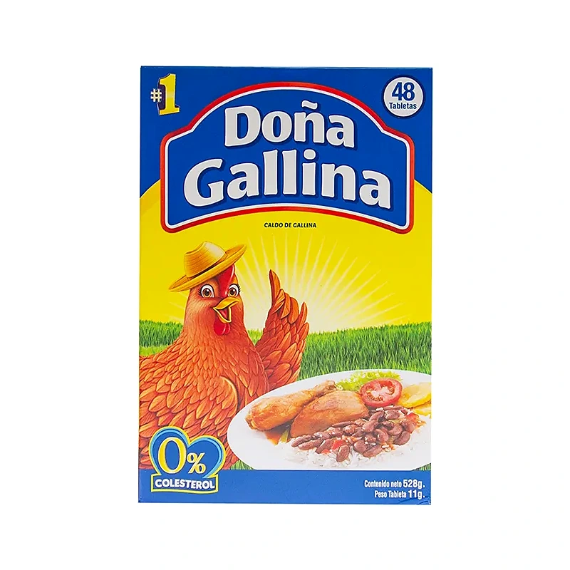 Doña Gallina Caldo de Gallina, 48 tabletas, 528 g