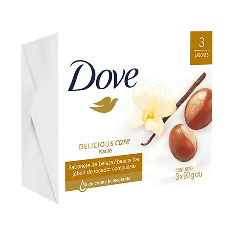 Dove Karité Barras de Belleza 3 x 90 g