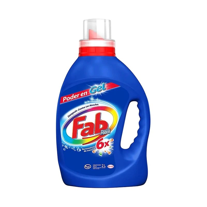 Fab Quitamanchas Total Detergente Líquido, 2 L
