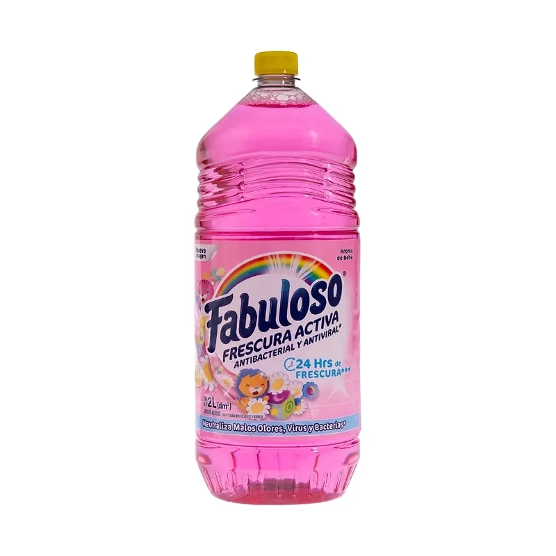 Fabuloso Ultra Frescura Antibacterial y Antiviral Aroma de Bebé 2 L