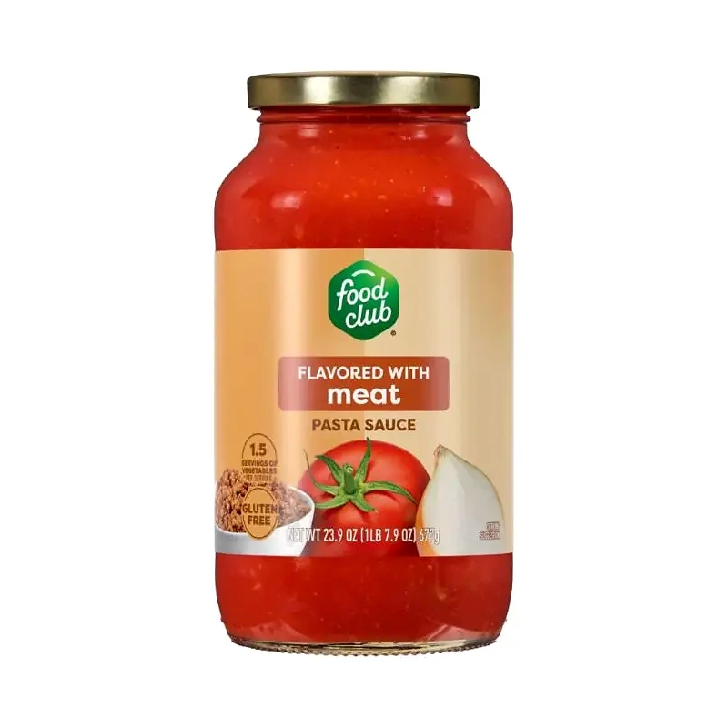 Food Club Salsa para Pasta con Sabor a Carne, 23.9 oz (677 g)