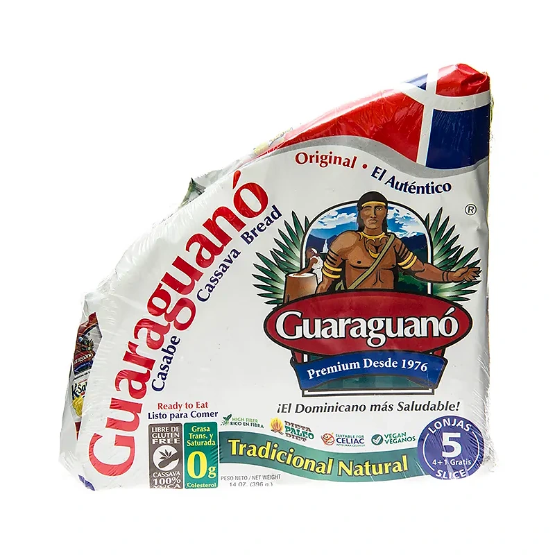 Guaraguano Casabe Tradicional Tropical Natural Original, 5 tortas