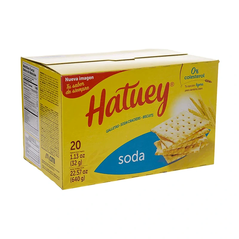 Hatuey Surtido de Galletas Soda y Soda Saltina, 20 paquetes, 640 g