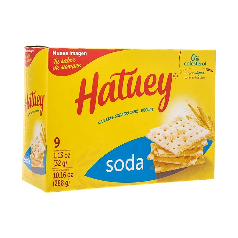 Hatuey Surtido de Galletas Soda y Soda Saltina, 9 paquetes, 288 g