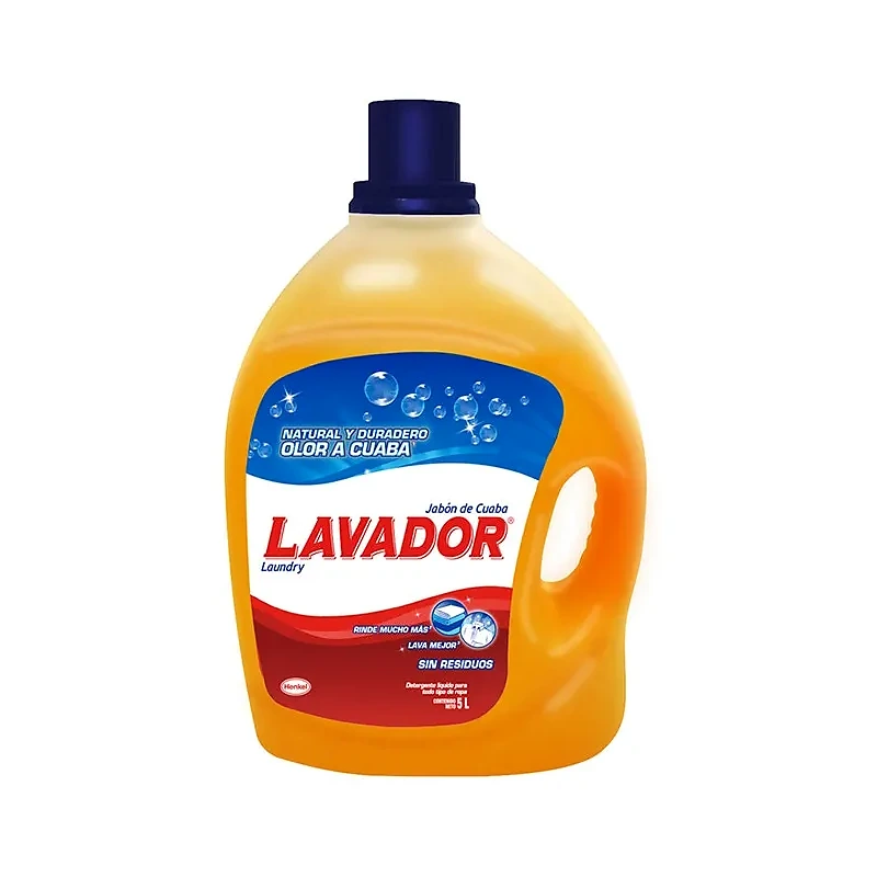 Lavador Jabón de Cuaba para Ropa, 5 L