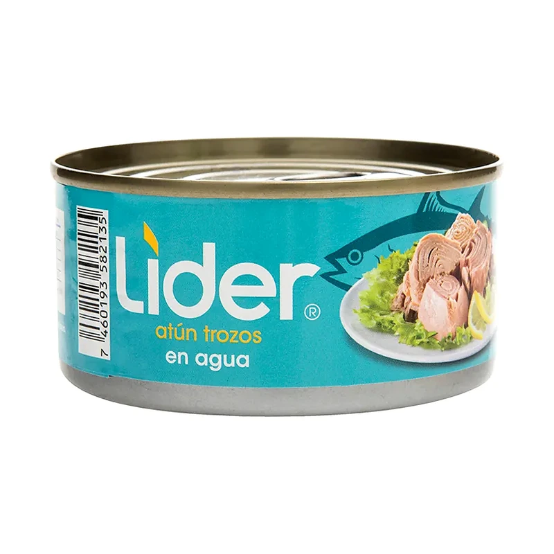 Lider Atún en Trozos en Agua 170 g (6 oz)