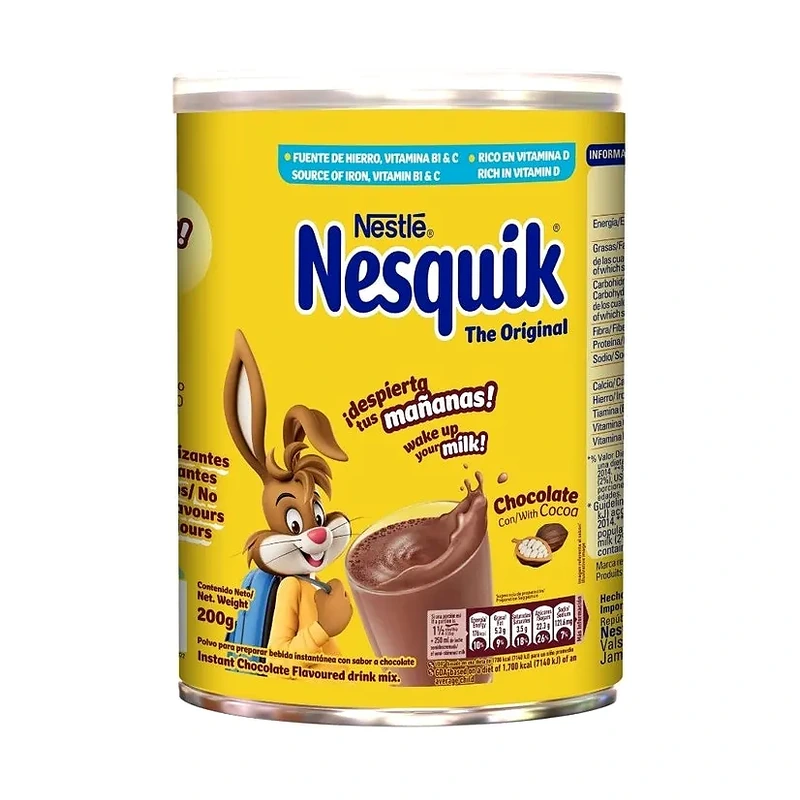 Nestlé Nesquik Mezcla en Polvo para Bebida de Chocolate, 200 g