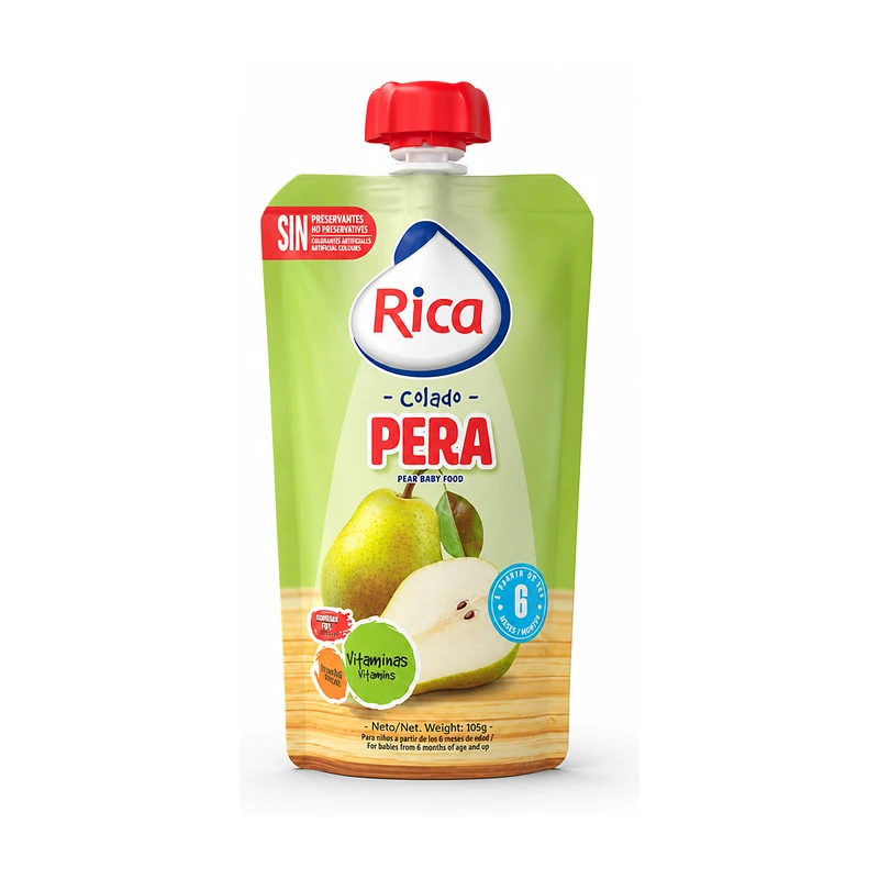 Rica Colado de Pera para Bebé 105 g