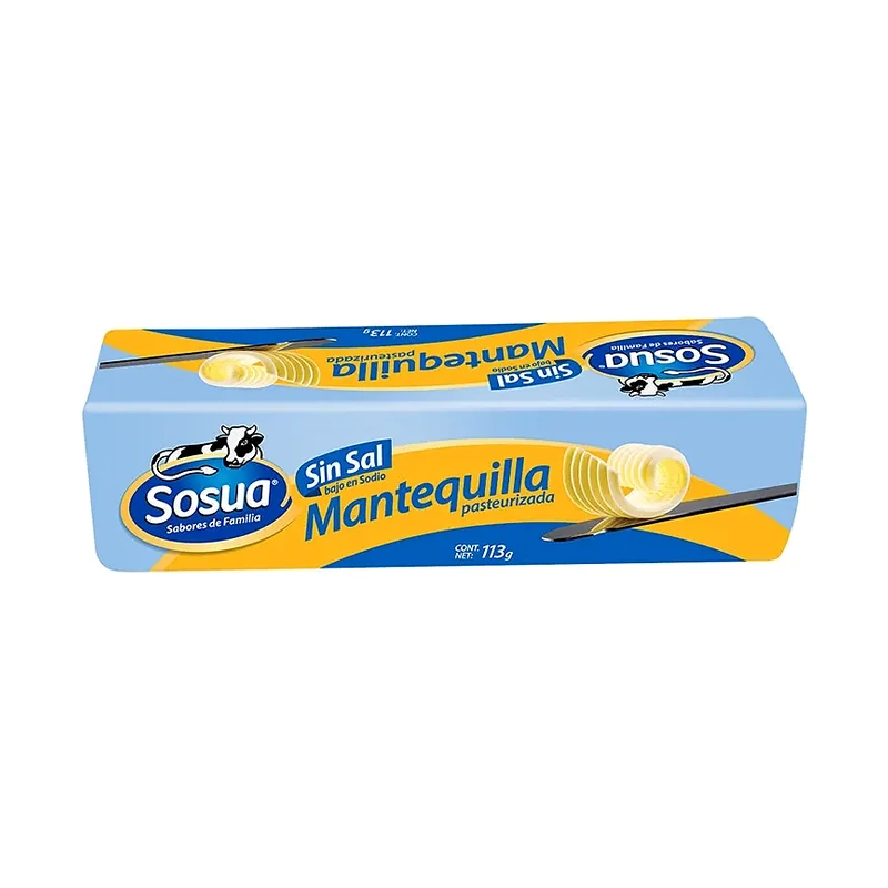 Sosúa Mantequilla sin Sal 113 g (4 oz)