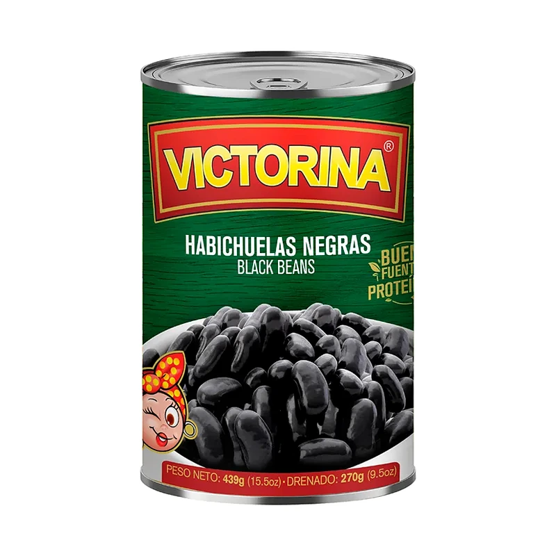 Victorina Habichuelas Negras 439 g (15.5 oz)