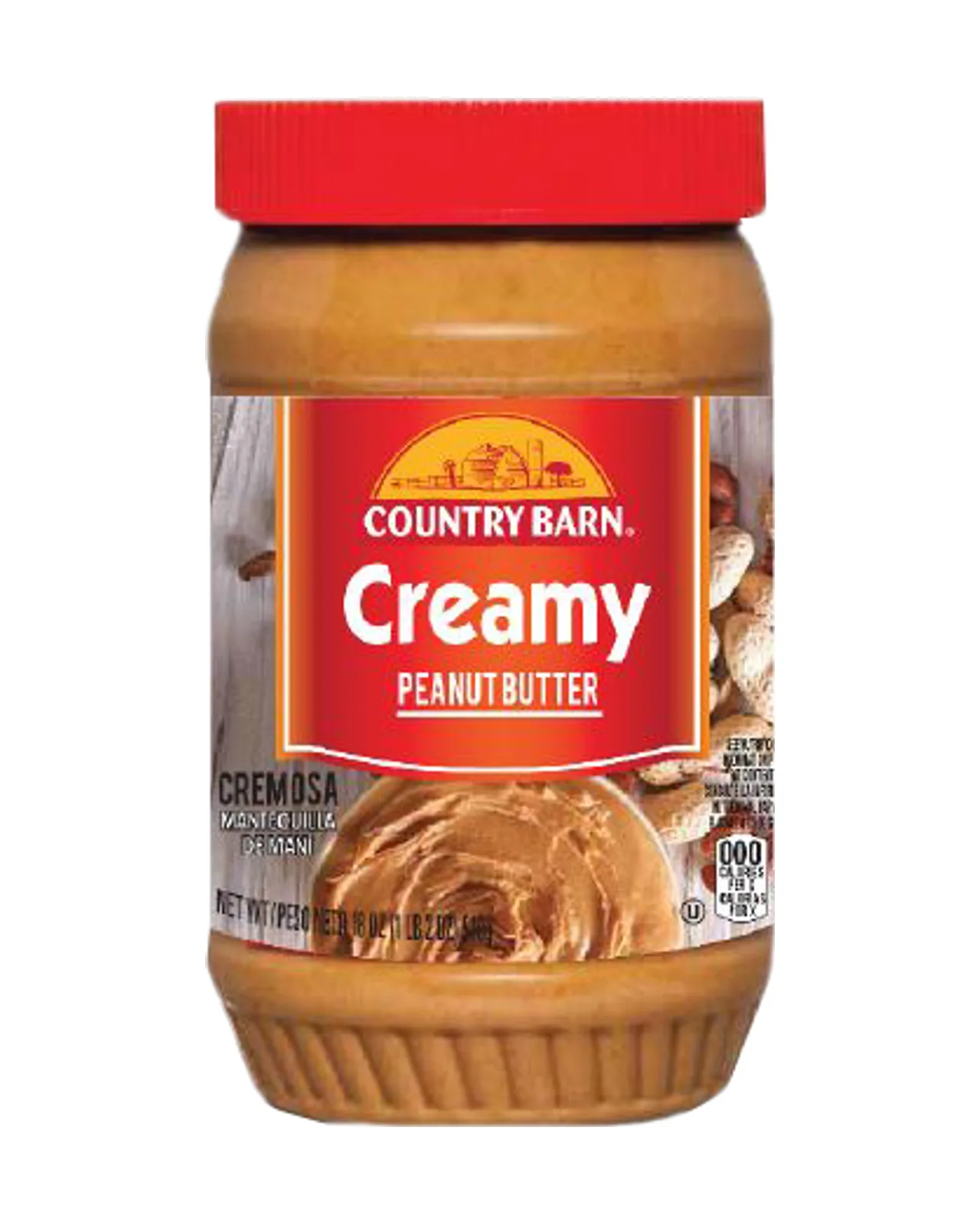 Cntry Barn Mantequilla Mani Smth 12/12 Oz